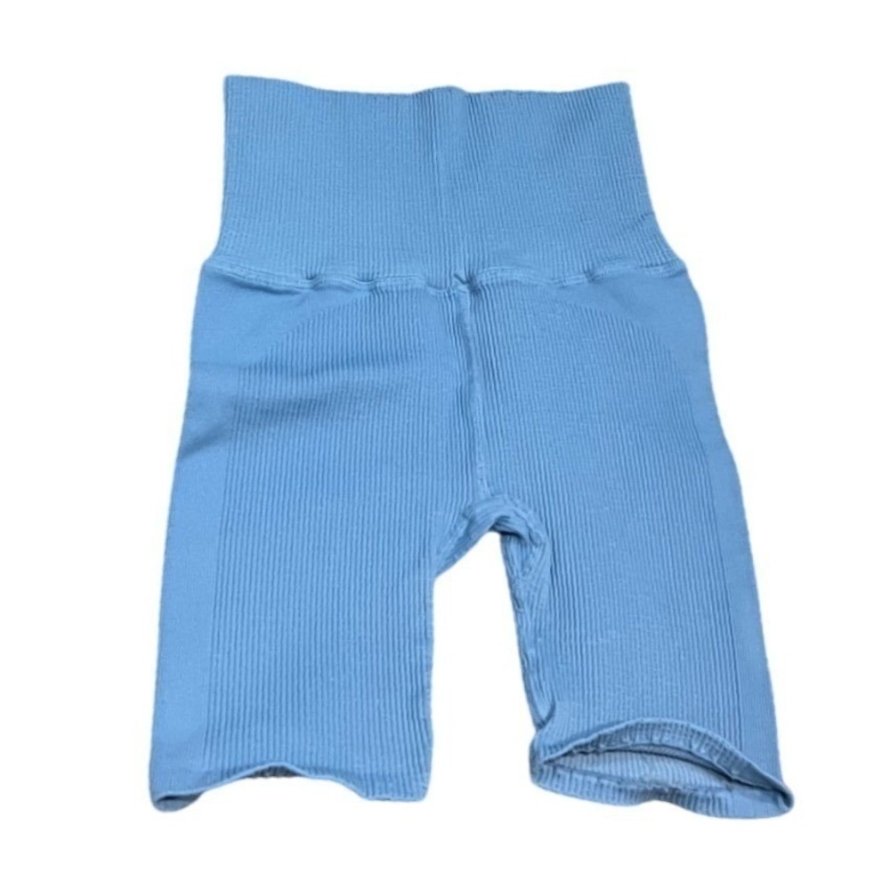 NWOT Free People x Hatch Blue Maternity Biker Shorts XS/S